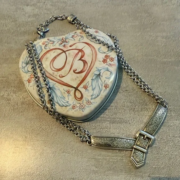 Brighton Town Country Buckle Double Chain Necklace - Picture 1 of 4